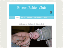 Tablet Screenshot of breechbabiesclub.org